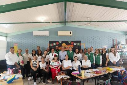 Rehabilitan sistema eléctrico en primaria Gustavo Díaz Ordaz con apoyo del gobierno estatal