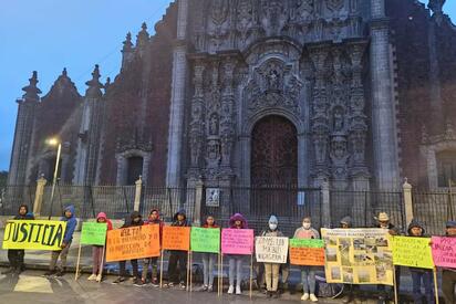 Familias desplazadas de Oaxaca llegan a CDMX para exigir justicia