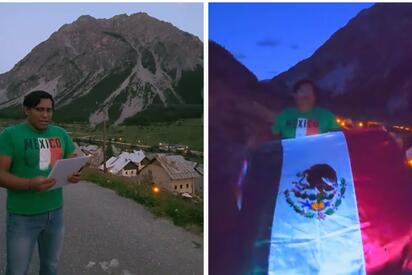 Video: Mexicano da Grito de Independencia solo en pueblo francés