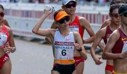 Alegna González se queda la plata en marcha de 20km EN MUNDIAL DE ATLETISMO EN JAPON