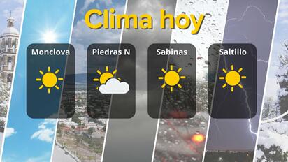 ¡Prepárate! Coahuila vivirá un domingo de calor extremo y cielos despejados