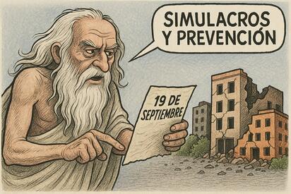 Caricatura editorial - 19 de Septiembre: la prevención salva vidas