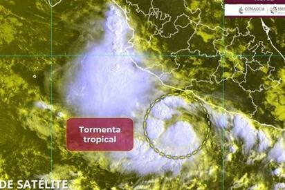 Tormenta tropical Narda amenaza con lluvias y oleaje en el Pacífico