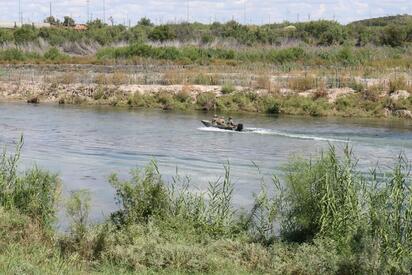 Localizan cuerpo de una mujer en el río Bravo a la altura de la colonia Morelos