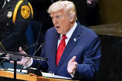Trump defiende aranceles y medidas antiinmigrantes en la ONU