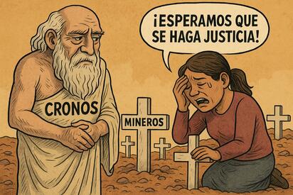 Caricatura editorial - Que el tiempo no entierre la verdad
