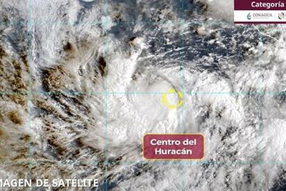 SMN advierte sobre impacto de huracán Narda en Jalisco, Colima y Michoacán