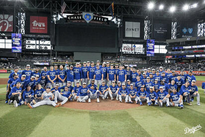 Dodgers conquistan el Oeste de la Liga Nacional por 12ª vez