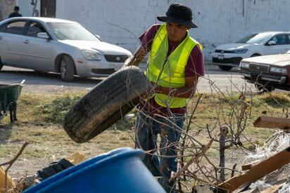 Ecobrigada en colonia Villarreal impulsa limpieza y salud animal