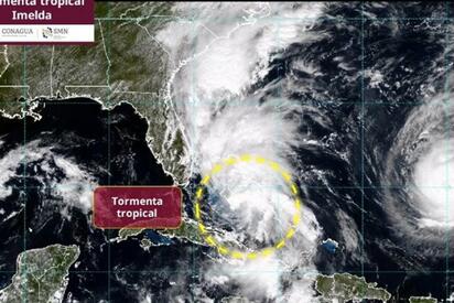 Conagua confirma formación de la Tormenta Tropical Imelda