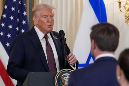 Casa Blanca publica plan de 20 puntos de Trump para Gaza