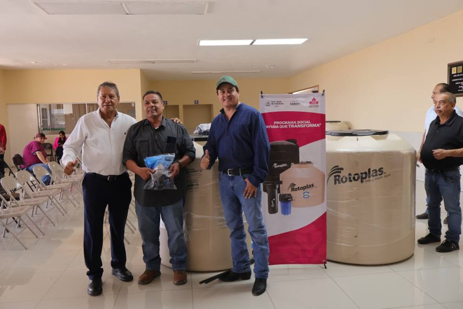 entrega tinacos 