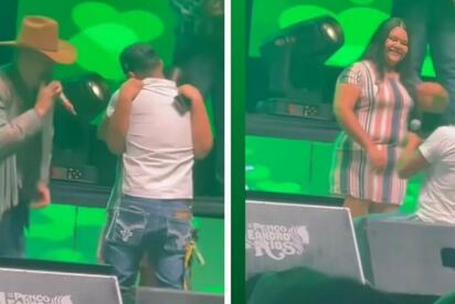 Pidió matrimonio en concierto de Leandro Rios en Acuña… pero era casado
