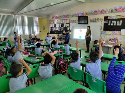Alumnos de Sabinas aprenden hábitos saludables para una vida plena