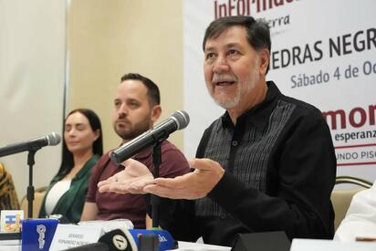Noroña llama a la unidad de Morena y a respaldar la gestión municipal en Piedras Negras