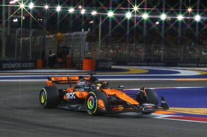 Clasificación F1: Piastri lidera a Norris tras GP Singapur