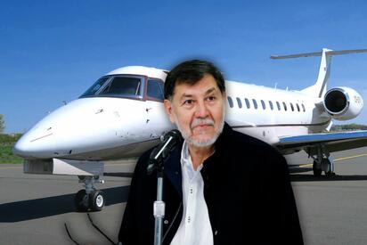 Avión privado y 257 mil pesos: la nueva polémica de Noroña