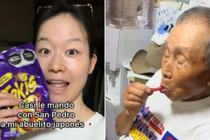 Video: Tiktoker japonesa sorprende a sus abuelos con botana mexicana