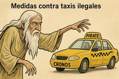 Caricatura editorial - Piratas del volante