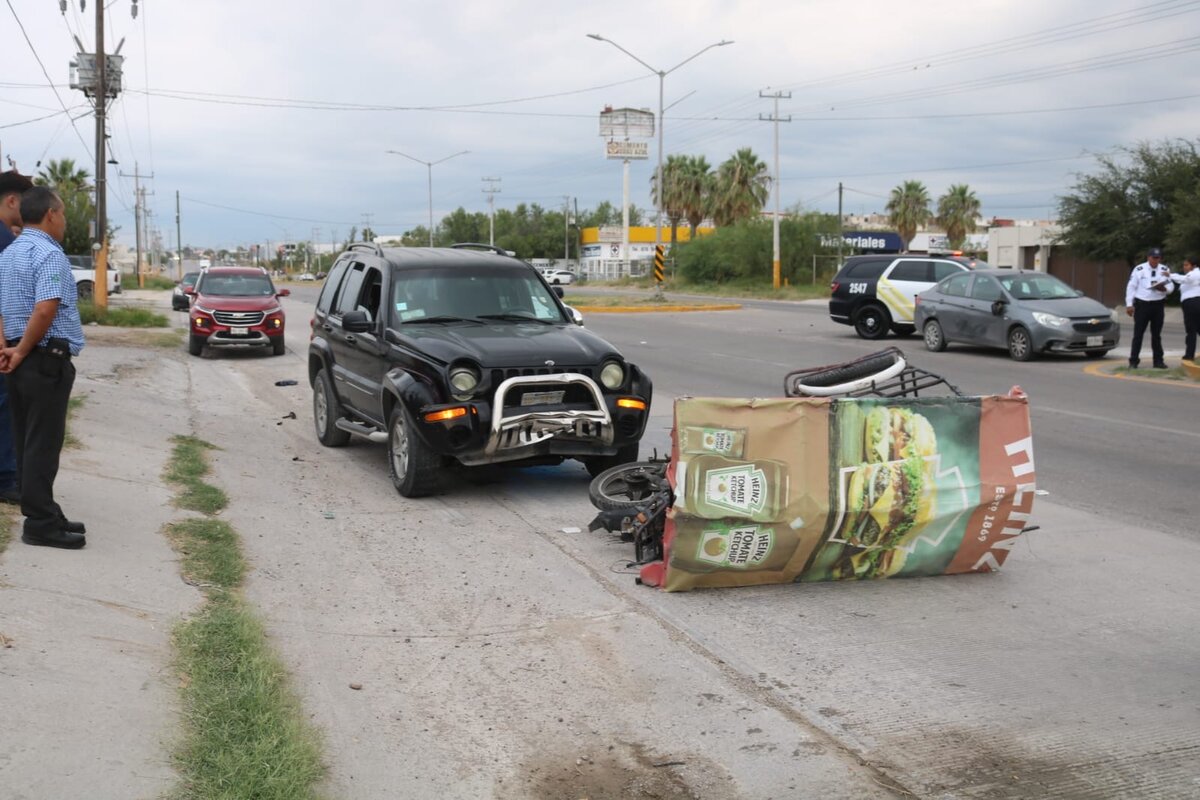 Accidente: Personas presentes en el lugar relataron que el conductor perdió el control del Jeep.