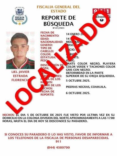 Adolescente localizado tras salir de casa tras discutir con sus padres
