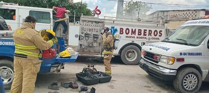 Bomberos de Nueva Rosita controlan conato de incendio en inmueble