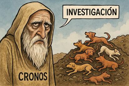 Caricatura editorial - Indignación en el relleno