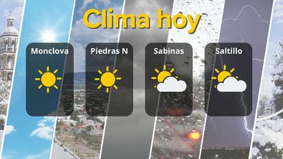 Pronóstico del tiempo en Coahuila este lunes 13 de octubre