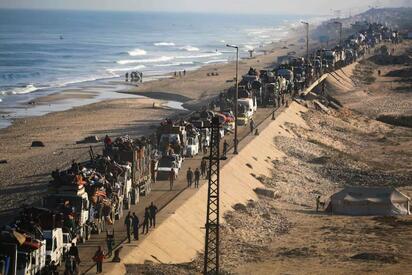 Defensa Civil reporta regreso masivo de habitantes en Gaza