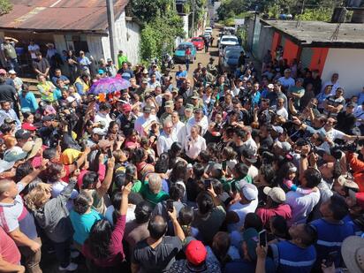 Sheinbaum visita Puebla, Veracruz e Hidalgo por lluvias