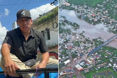Yulay convoca voluntarios en Poza Rica tras graves inundaciones