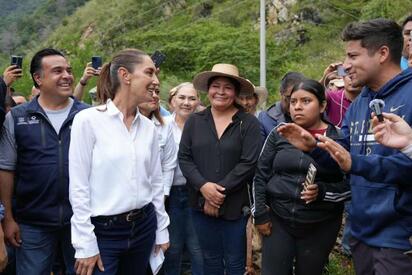 Sheinbaum visita Querétaro e Hidalgo tras lluvias; garantiza apoyo federal