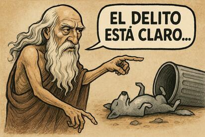 Caricatura editorial - Justicia para los que no tienen voz