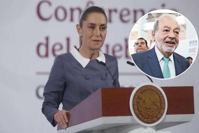 Sheinbaum agradece apoyo de Slim y empresarios por lluvias