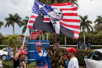 Fiscal de Florida combatirá demanda por biblioteca de Trump