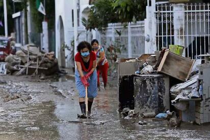 48 colonias siguen 'siniestradas' tras lluvias en Álamo, Veracruz