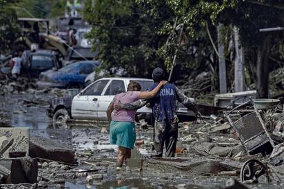 Se eleva a 76 la cifra de muertos y 39 desaparecidos por lluvias
