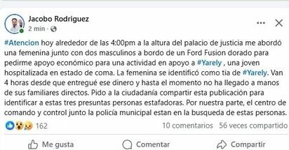 Alerta por presunta estafa frente al Palacio de Justicia; buscan a tres implicados