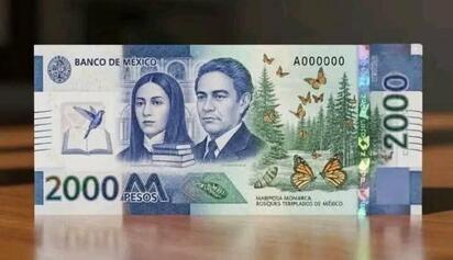Banxico descarta emisión de billete de 2 mil pesos
