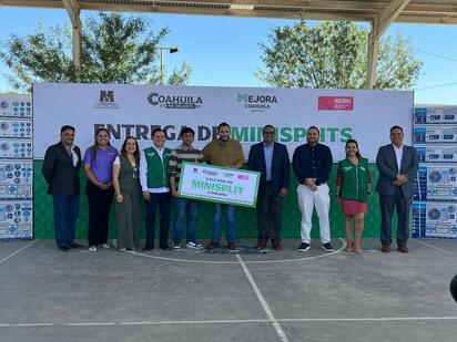 Estado y Municipio impulsan la educación en Monclova con entrega de aires acondicionados a universidades
