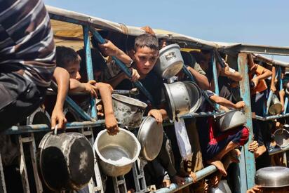 Gaza: Hambruna no disminuye pese a alto el fuego: OMS.