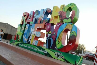 Óscar Ríos inaugura letras monumentales en Rancho Nuevo San Juan
