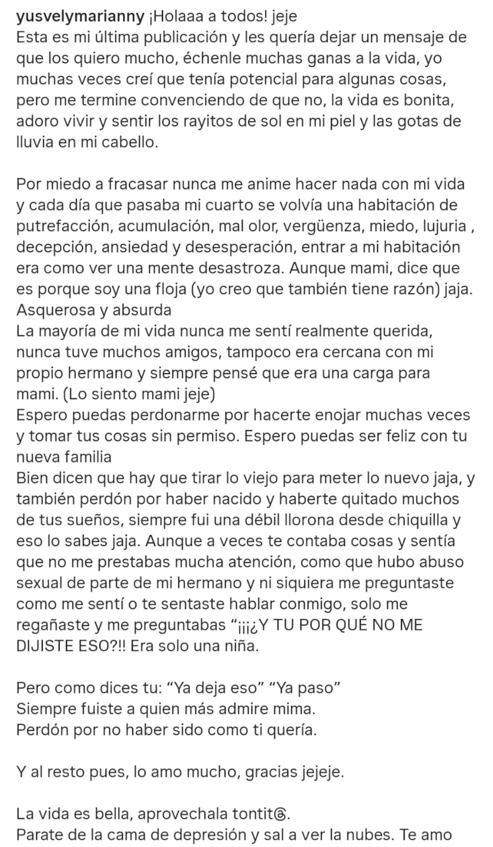 Yusvely Marianny
