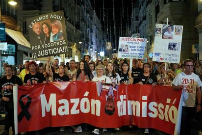 Más de 50 mil protestan en Valencia por inundaciones 2024