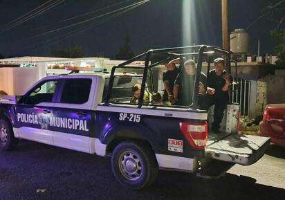 Operativo policiaco irrumpe fiesta de Halloween con menores ebrios en Monclova