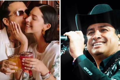 Critican a Julión Álvarez por cantar con Nodal y Ángela Aguilar