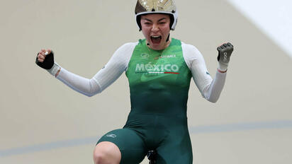 Yareli Acevedo campeona mundial de ciclismo en pista