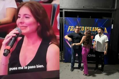 “Me la paso bien”: funcionaria de Puerto Vallarta causa polémica en show de Franco Escamilla