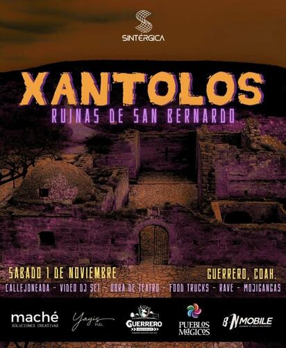 XANTOLOS celebra Día de Muertos en las Ruinas de San Bernardo