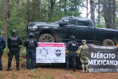 Aseguran explosivos y desmantelan campamentos del CJNG en Michoacán